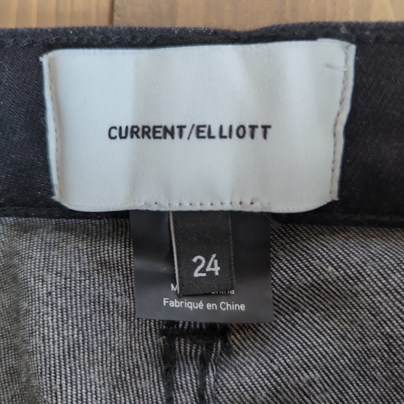 Current Elliot High-Rise Stiletto Skinny Jeans with Stars - Picture 3 of 12